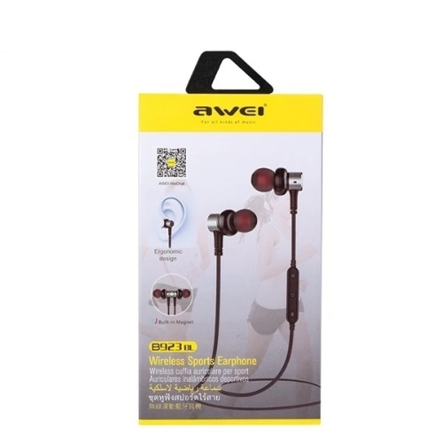 Kup AWEI sportos Bluetooth fejhallgató B923BL szürke/mágneses - AWEI032GRY - {ean13} - Sklep Home Screen