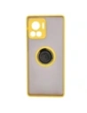 Buy Bizon Case Hybrid Ring Motorola Edge 30 Ultra smoky with a yellow frame - BIZ471 - {ean13} - Home Screen Store Europe