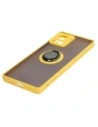 Kup Bizon Case Hybrid Ring Motorola Edge 30 Ultra fumuriu cu un cadru galben - BIZ471 - {ean13} - Sklep Home Screen