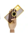 Buy Bizon Case Hybrid Ring Motorola Edge 30 Ultra smoky with a yellow frame - BIZ471 - {ean13} - Home Screen Store Europe