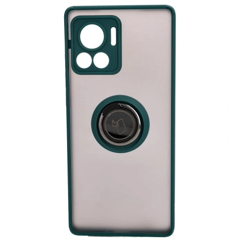 Kup Bizon Case Hybrid Ring Motorola Edge 30 Ultra füstös sötétzöld kerettel - BIZ472 - {ean13} - Sklep Home Screen