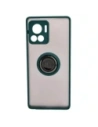 Kup Etui s úchytem na prst Bizon Case Hybrid Ring pro Motorola Edge 30 Ultra kouřové s tmavě zeleným rámečkem - BIZ472 - {ean13} - Sklep Home Screen