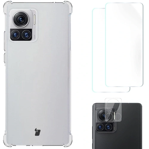 Buy Bizon Case Clear Pack case + 2x screen film + lens protector Motorola Moto Edge 30 Ultra clear - BIZ473 - {ean13} - Home Screen Store Europe