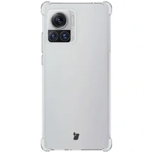 Etui + 2x folia + obiektyw Bizon Case Clear Pack do Motorola Moto Edge 30 Ultra przezroczyste