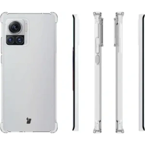 Bizon Case Clear Pack case + 2x screen film + lens protector Motorola Moto Edge 30 Ultra clear