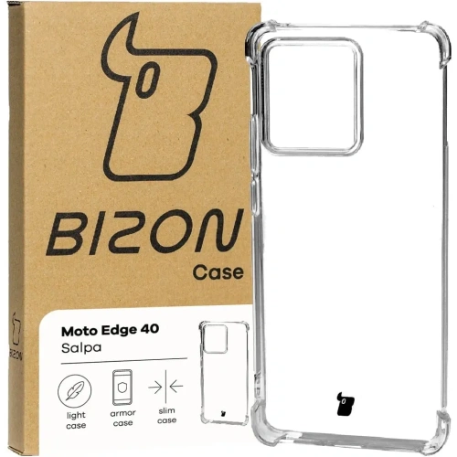 Kup Elastické pouzdro Bizon Case Salpa pro Motorola Edge 40 průhledné - BIZ475 - {ean13} - Sklep Home Screen