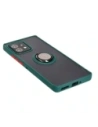 Kup Etui s úchytem na prst Bizon Case Hybrid Ring pro Motorola Edge 40 Pro kouřové s tmavě zeleným rámem - BIZ476 - {ean13} - Sklep Home Screen