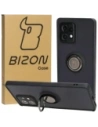 Bizon Case Hybrid Ring Motorola Edge 40 Pro smoky with a black frame