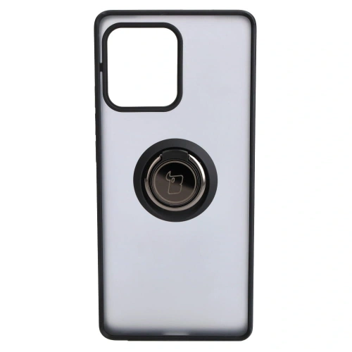 Buy Bizon Case Hybrid Ring Motorola Edge 40 Pro smoky with a black frame - BIZ477 - {ean13} - Home Screen Store Europe
