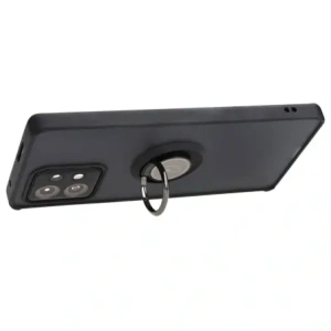 Bizon Case Hybrid Ring Motorola Edge 40 Pro smoky with a black frame