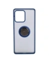Buy Bizon Case Hybrid Ring Motorola Edge 40 Pro smoky with a navy blue frame - BIZ478 - {ean13} - Home Screen Store Europe