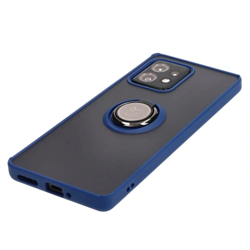 Buy Bizon Case Hybrid Ring Motorola Edge 40 Pro smoky with a navy blue frame - BIZ478 - {ean13} - Home Screen Store Europe