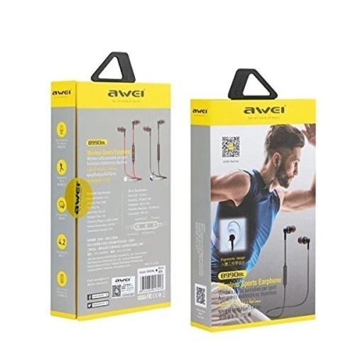 Kup AWEI słuchawki sportowe Bluetooth B990BL czarny/black - AWEI035BLK - {ean13} - Sklep Home Screen
