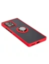 Buy Bizon Case Hybrid Ring Motorola Edge 40 Pro smoky with a red frame - BIZ480 - {ean13} - Home Screen Store Europe