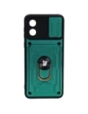 Bizon Case Camshield Kártyahely Gyűrű Motorola Moto E13 5G zöld