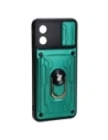 Buy Bizon Case Camshield Card Slot Ring Motorola Moto E13 5G green - BIZ483 - {ean13} - Home Screen Store Europe