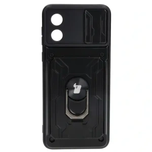Kup Etui Bizon Case Camshield Card Slot Ring do Motorola Moto E13 5G černé - BIZ484 - {ean13} - Sklep Home Screen