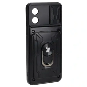 Buy Bizon Case Camshield Card Slot Ring Motorola Moto E13 5G black - BIZ484 - {ean13} - Home Screen Store Europe