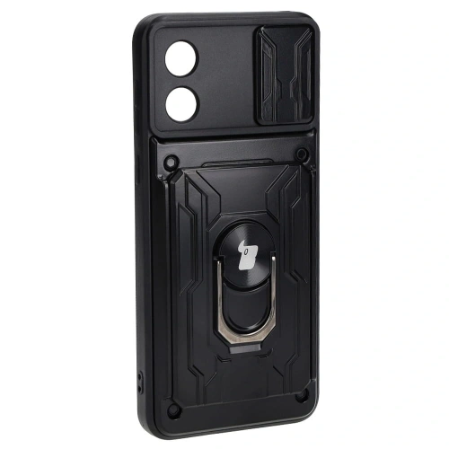 Kup Bizon Case Camshield Kártyafoglalatos Gyűrű Motorola Moto E13 5G fekete - BIZ484 - {ean13} - Sklep Home Screen