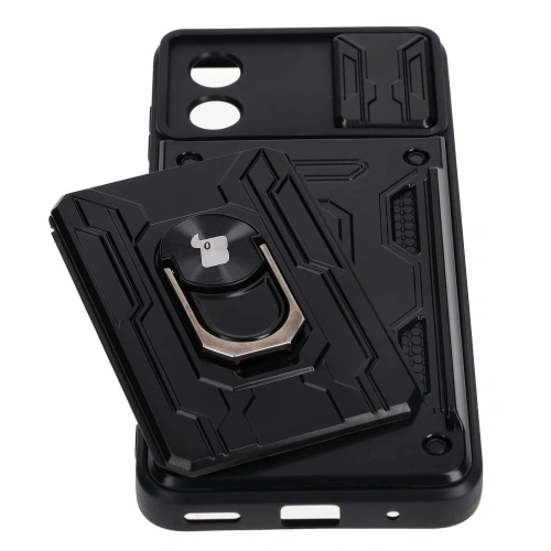 Buy Bizon Case Camshield Card Slot Ring Motorola Moto E13 5G black - BIZ484 - {ean13} - Home Screen Store Europe