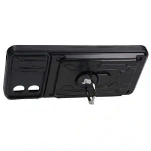 Buy Bizon Case Camshield Card Slot Ring Motorola Moto E13 5G black - BIZ484 - {ean13} - Home Screen Store Europe