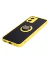 Buy Bizon Case Hybrid Ring Motorola Moto E13 smoky with a yellow frame - BIZ485 - {ean13} - Home Screen Store Europe