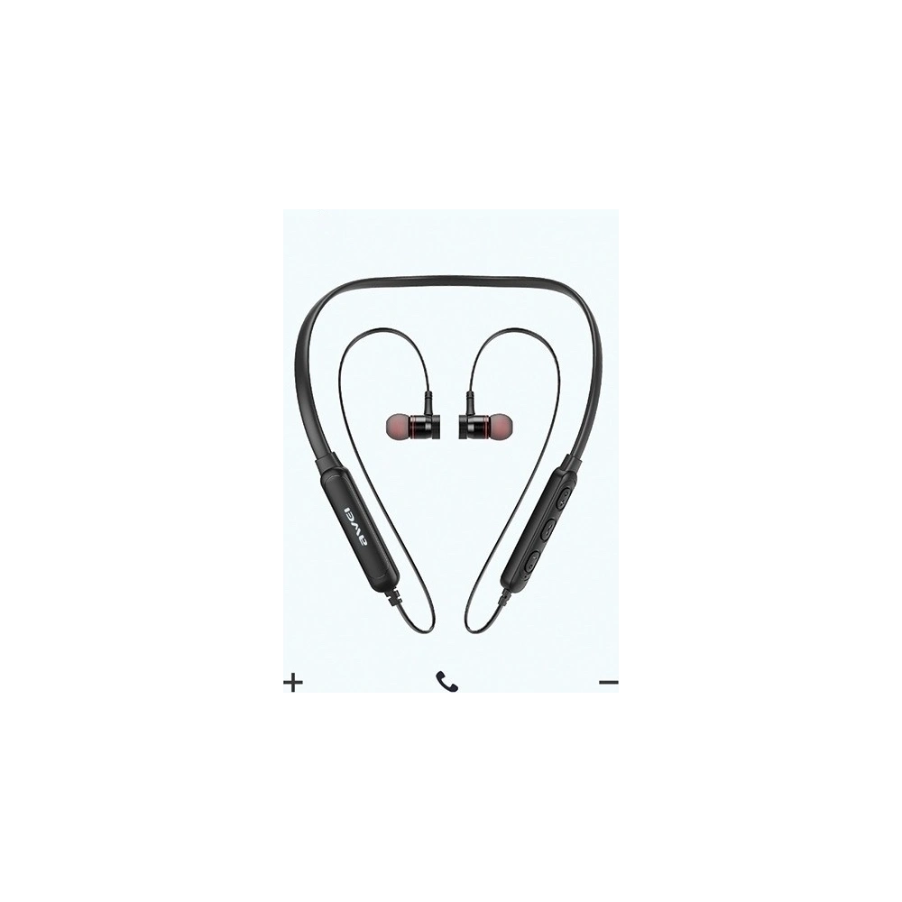AWEI słuchawki sportowe Bluetooth G10BL czarny/black Neckband
