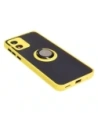 Buy Bizon Case Hybrid Ring Motorola Moto E13 smoky with a yellow frame - BIZ485 - {ean13} - Home Screen Store Europe