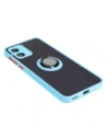 Kup Bizon Case Hybrid Ring Motorola Moto E13 fumuriu cu un cadru bleu deschis - BIZ486 - {ean13} - Sklep Home Screen