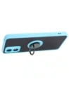 Buy Bizon Case Hybrid Ring Motorola Moto E13 smoky with a light blue frame - BIZ486 - {ean13} - Home Screen Store Europe