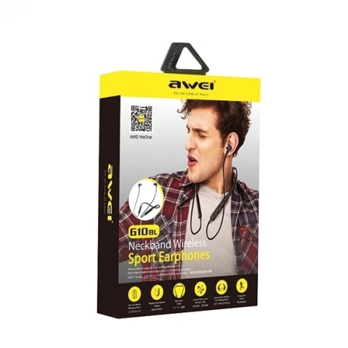 Kup AWEI sportovní sluchátka Bluetooth G10BL černá/black Neckband - AWEI036BLK - {ean13} - Sklep Home Screen