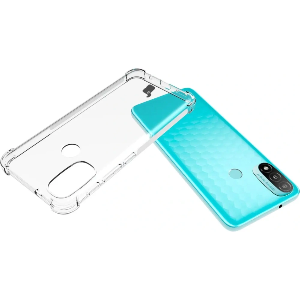 Etui + 2x szkło na ekran + obiektyw Bizon Case Clear Pack do Moto E20 przezroczyste