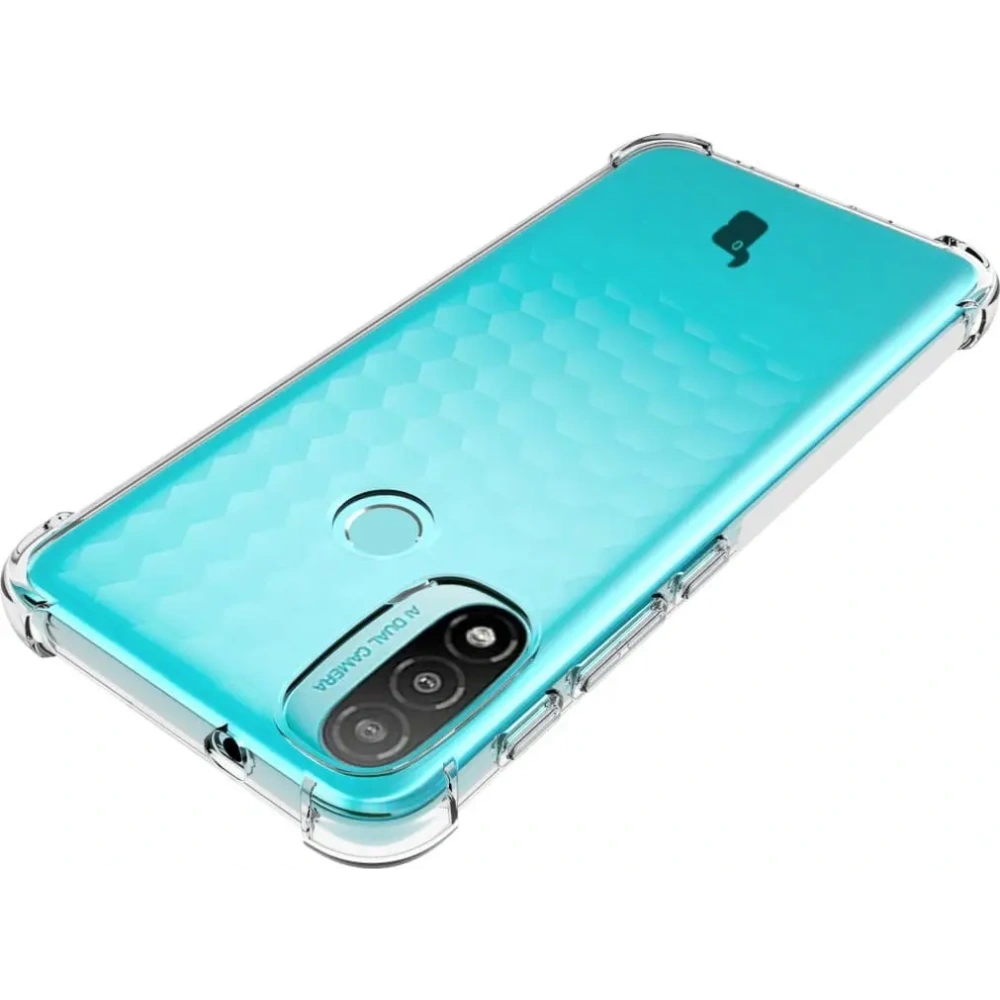 Etui + 2x szkło na ekran + obiektyw Bizon Case Clear Pack do Moto E20 przezroczyste
