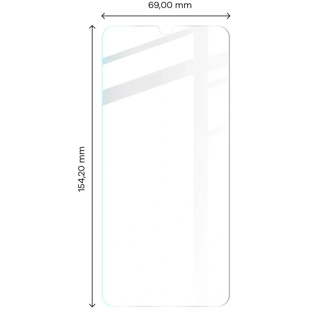 Szkło hartowane Bizon Glass Clear - 3 szt. + obiektyw Moto E20