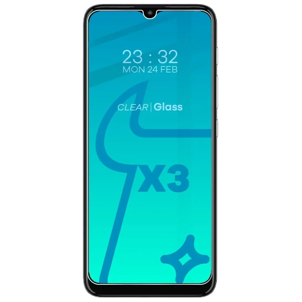Szkło hartowane Bizon Glass Clear - 3 szt. + obiektyw Moto E20