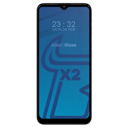 Kup Bizon Glass Edge gehärtetes Glas - [2 PACK] + Linsenschutz Moto E20 schwarz - BIZ490 - {ean13} - Sklep Home Screen