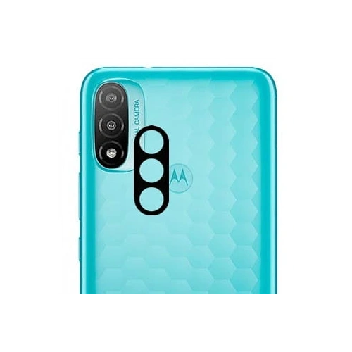 Kup Bizon Glass Edge edzett üveg - [2 CSOMAG] + lencsevédelem Moto E20 fekete - BIZ490 - {ean13} - Sklep Home Screen