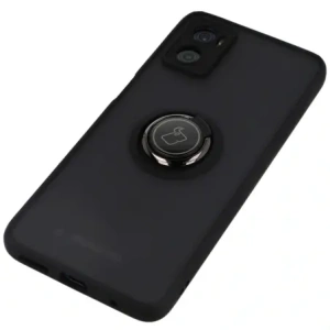 Kup Bizon Case Hybrid Ring Motorola Moto E22 / E22i smoky cu un cadru negru - BIZ494 - {ean13} - Sklep Home Screen