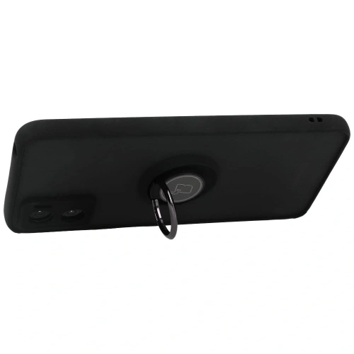 Kup Etui s úchytem na prst Bizon Case Hybrid Ring pro Motorola Moto E22 / E22i kouřové s černým rámečkem - BIZ494 - {ean13} - Sklep Home Screen