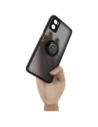 Kup Bizon Case Hybrid Ring Motorola Moto E22 / E22i füstös fekete kerettel - BIZ494 - {ean13} - Sklep Home Screen