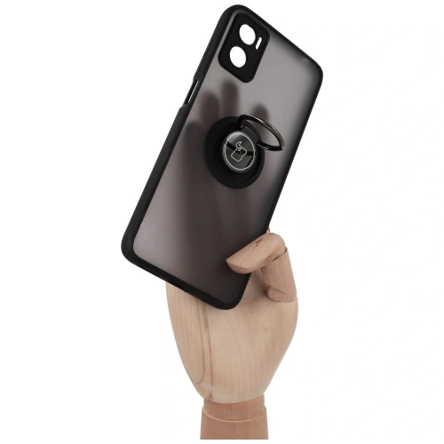 Kup Bizon Case Hybrid Ring Motorola Moto E22 / E22i füstös fekete kerettel - BIZ494 - {ean13} - Sklep Home Screen