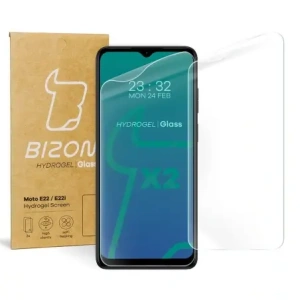 Kup Bizon Glas Hydrogel Motorola Moto E22 / E22i [2 PACK] - BIZ495 - {ean13} - Sklep Home Screen