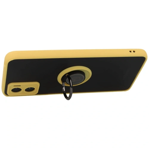 Kup Bizon Case Hybrid Ring Motorola Moto E22 / E22i füstös sárga kerettel - BIZ497 - {ean13} - Sklep Home Screen