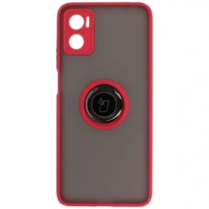 Kup Bizon Case Hybrid Ring Motorola Moto E22 / E22i fumuriu cu un cadru roșu - BIZ498 - {ean13} - Sklep Home Screen