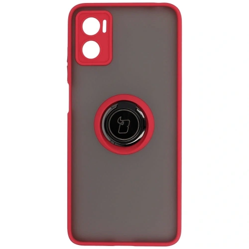Kup Etui z uchwytem na palec Bizon Case Hybrid Ring do Motorola Moto E22 / E22i przydymione z czerwoną ramką - BIZ498 - {ean13} - Sklep Home Screen