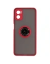 Buy Bizon Case Hybrid Ring Motorola Moto E22 / E22i smoky with a red frame - BIZ498 - {ean13} - Home Screen Store Europe