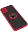 Buy Bizon Case Hybrid Ring Motorola Moto E22 / E22i smoky with a red frame - BIZ498 - {ean13} - Home Screen Store Europe