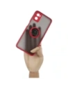 Buy Bizon Case Hybrid Ring Motorola Moto E22 / E22i smoky with a red frame - BIZ498 - {ean13} - Home Screen Store Europe
