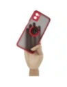 Buy Bizon Case Hybrid Ring Motorola Moto E22 / E22i smoky with a red frame - BIZ498 - {ean13} - Home Screen Store Europe