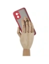 Buy Bizon Case Hybrid Ring Motorola Moto E22 / E22i smoky with a red frame - BIZ498 - {ean13} - Home Screen Store Europe